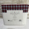 Tommy Hilfiger Queen Decorative Border 4 Pc Sheet Set 100% Cotton Percale Plaid gallery