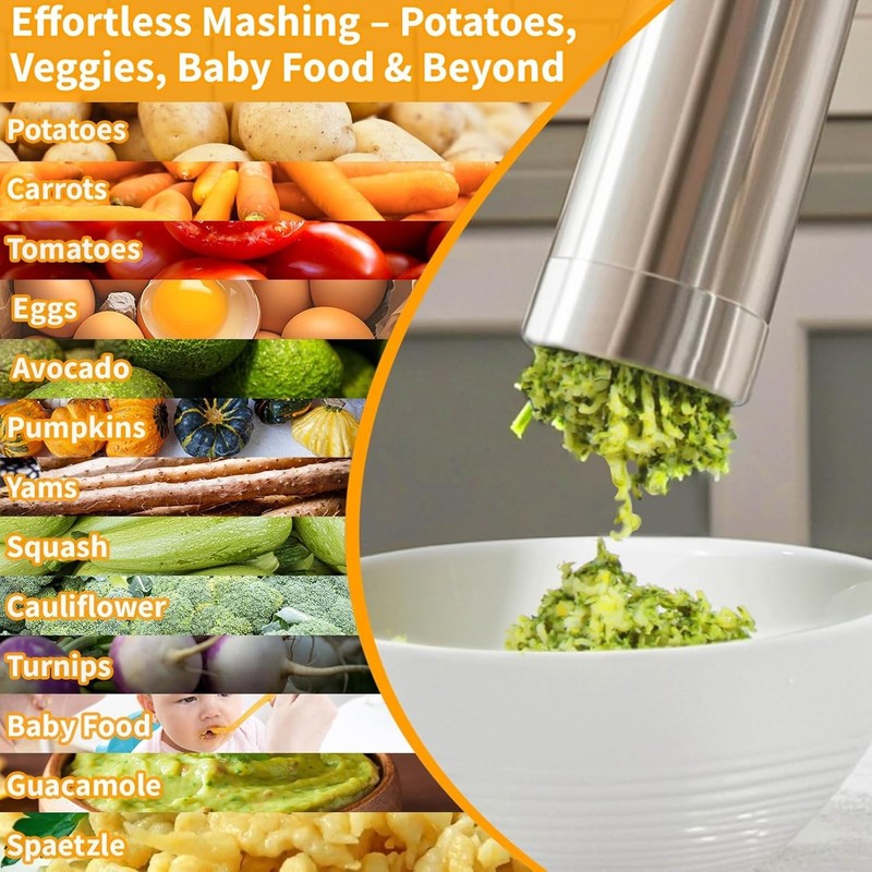 Wireless Electric Pasta Maker with 5 Molds, Handheld Automatic Noodle Machine gallery
