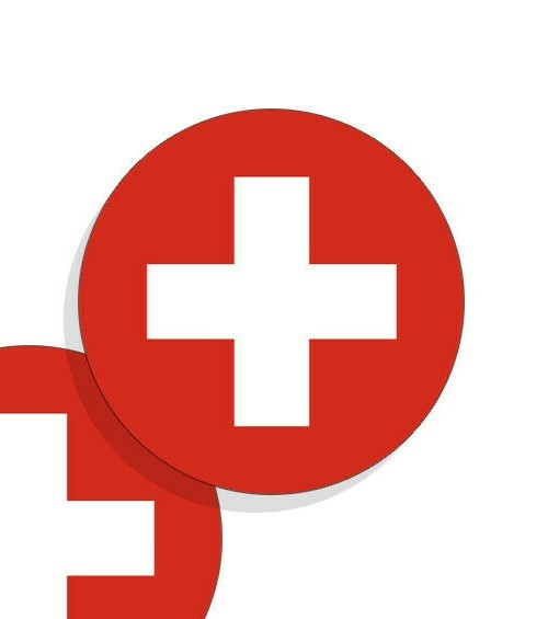 Switzerland Flag Stickers Flag Decals Vinyl Round Set of 4 Swiss Flags gallery