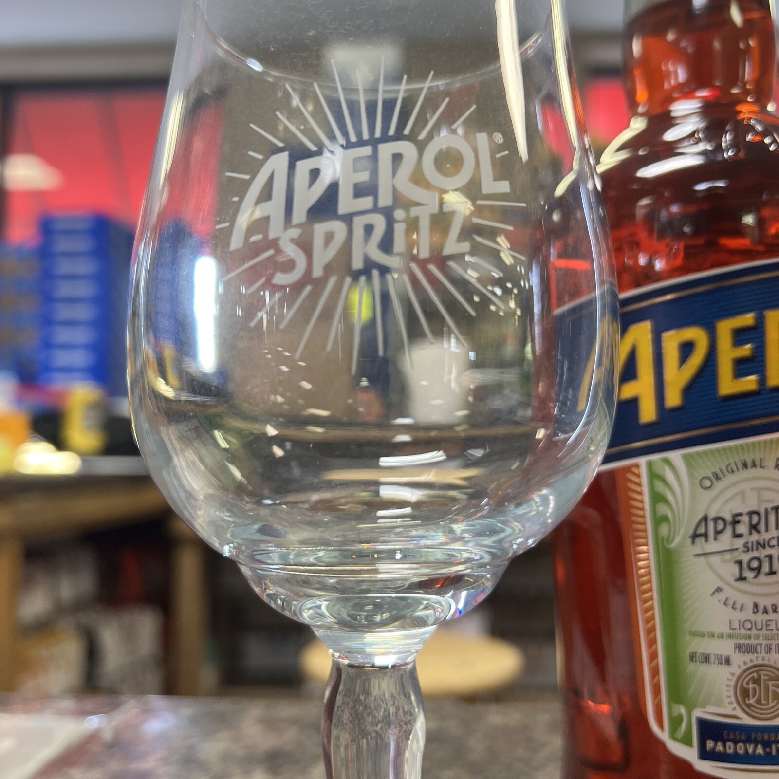 Aperol Spritz Balloon Glassware (set Of 2 ) 18 ounce glasses New 2025 Edition gallery