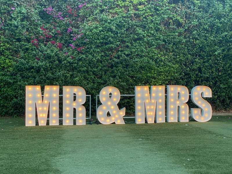 Extra Large Marquee Letters 5ft Tall |Giant Light Up Letters and Numbers 5ft 6ft gallery