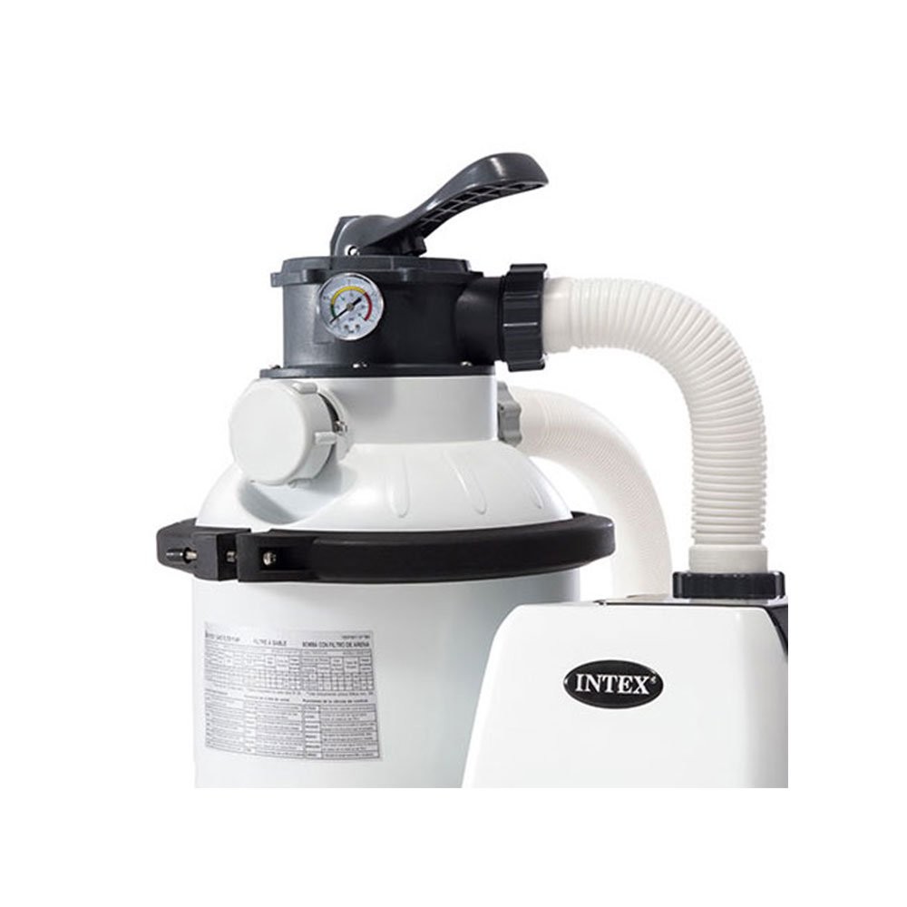 Intex 1200 GPH Above Ground Pool Sand Filter Pump w/ Automatic Timer (Brown Box) gallery