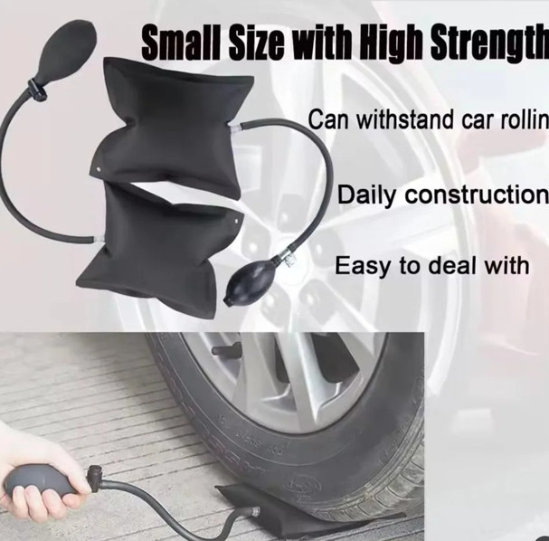 Inflatable Air Pump Wedge Car Door Window Entry Lock Tool Shim Pad gallery