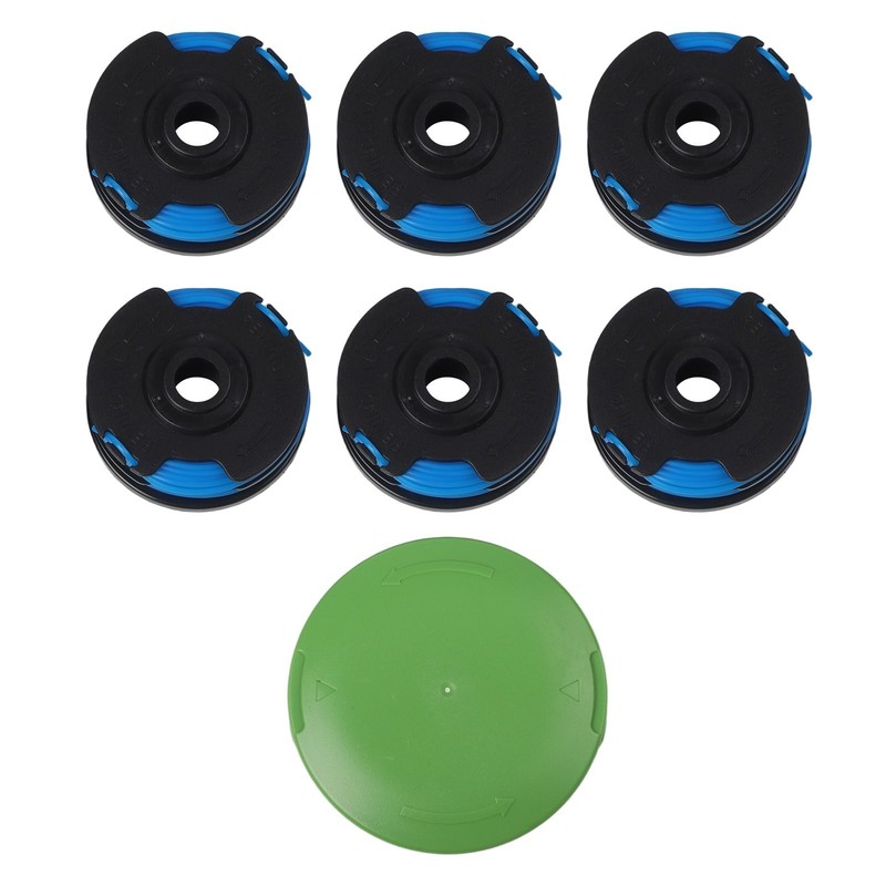 Compatible Spool Set for Greenworks 21212 21272 Includes 6 Spools 1 Cap gallery