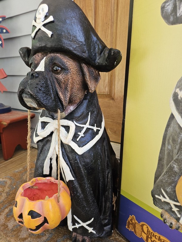 Cracker Barrel Pirate Boxer Statue 22" Halloween Outdoor Decor gallery