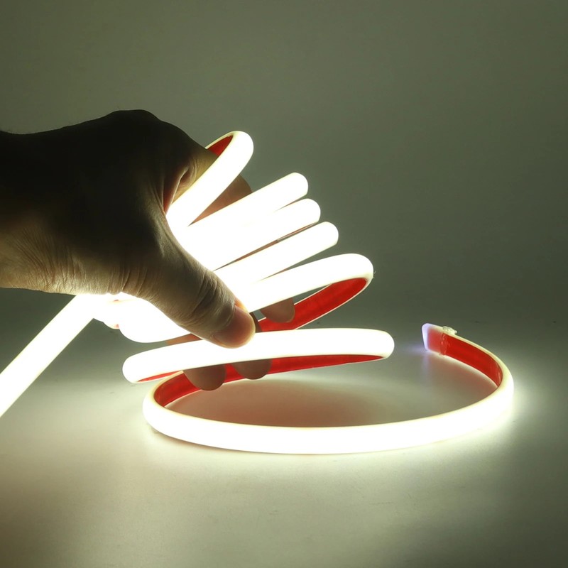 IP68 Waterproof COB LED Strip 320Leds/M DC 24V Flexible Car Boat Rope Light Tape gallery