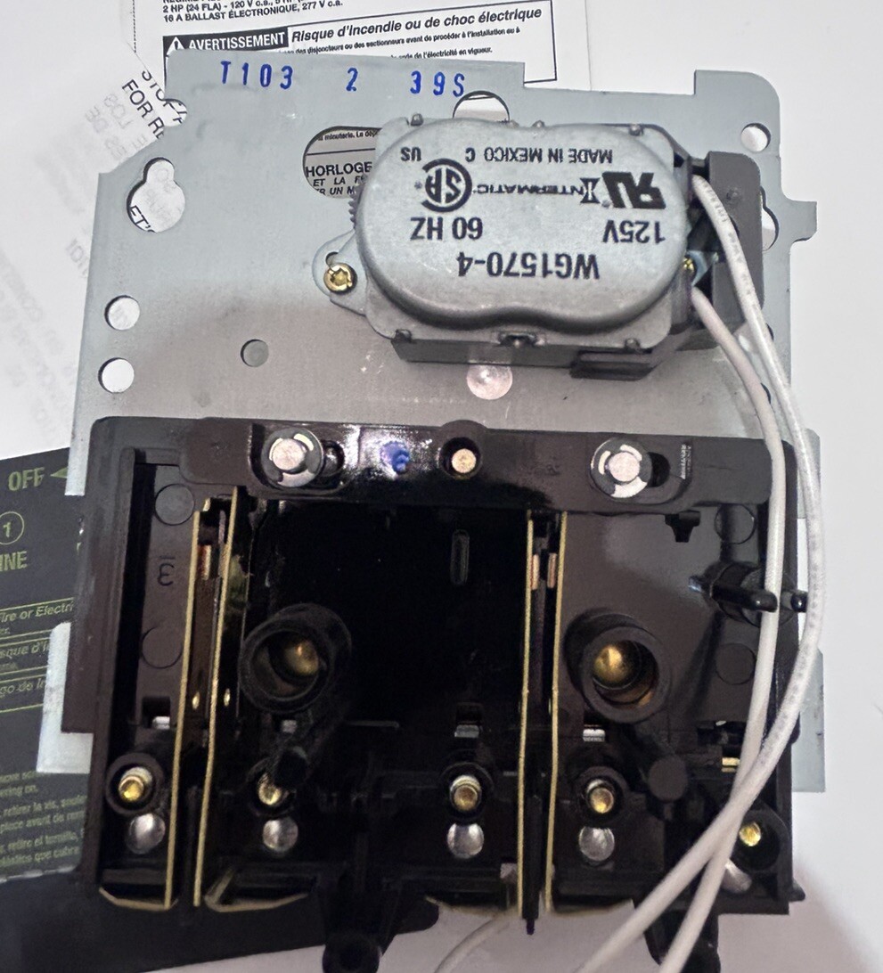 Intermatic T103M 24 Hour Dial Timer Mechanism Only NO BOX gallery