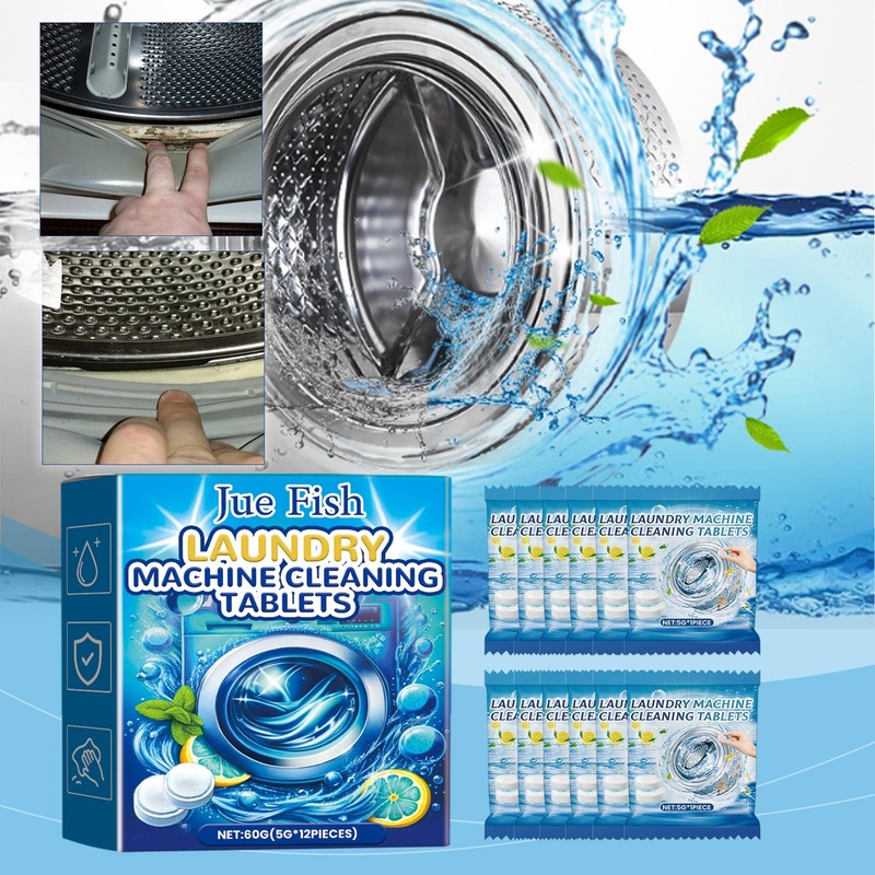 Washing Machine Cleaning Effervescent Tablets - 12 PCS - Deep Clean Formula gallery