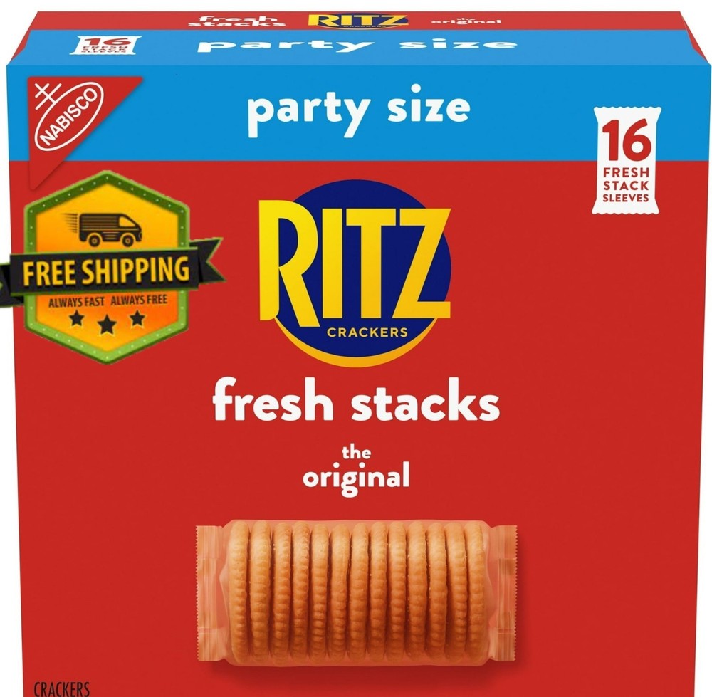 RITZ Fresh Stacks Original Crackers Party Size 16 Packs 23.7oz