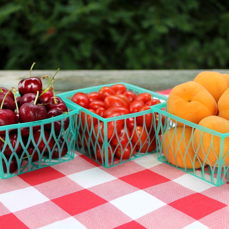 Plastic Berry Baskets, Fruit Boxes for Picking/Crafts gallery