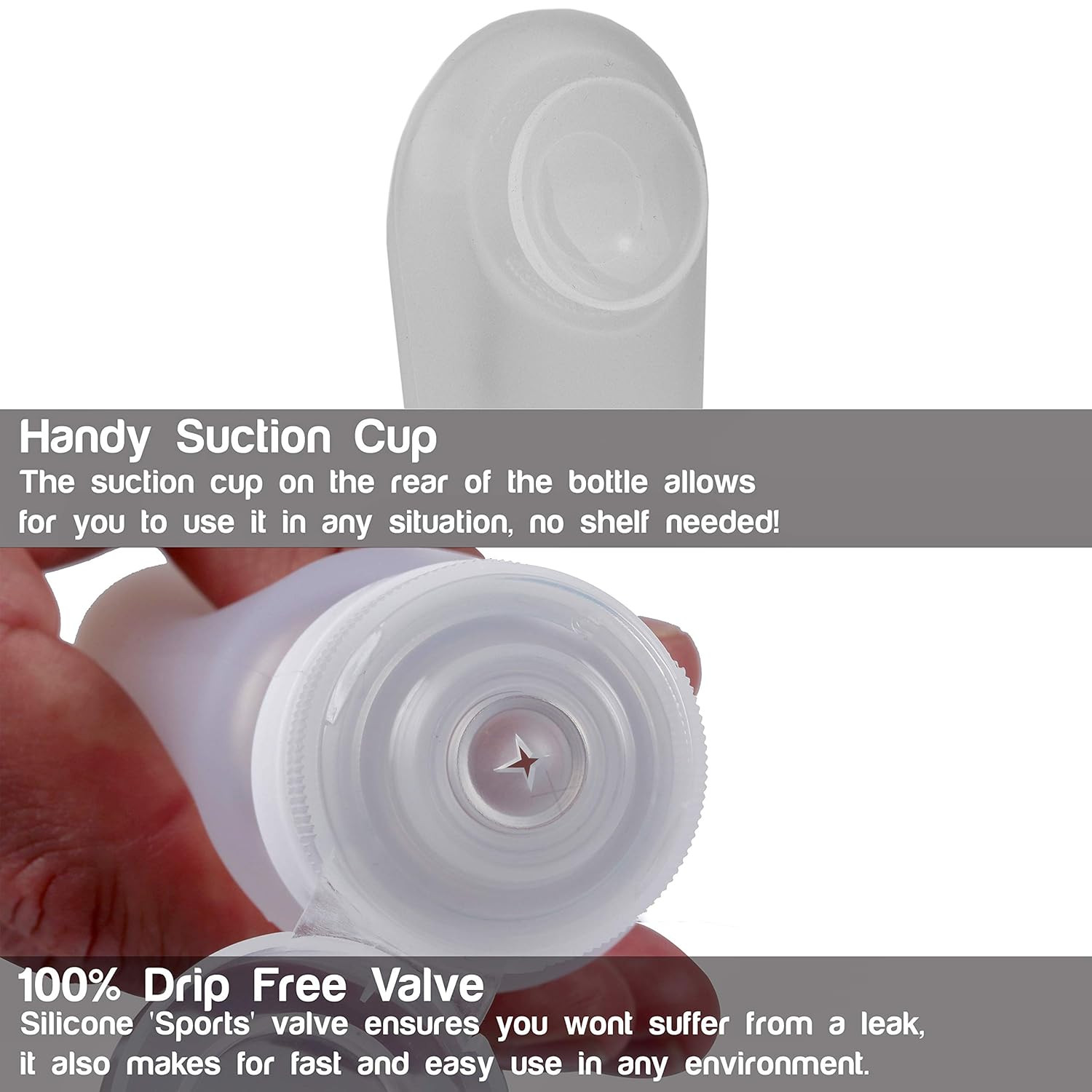 LiquiSnugs Premium - 100% Guaranteed Leak Proof Silicone Travel Bottles For Toil gallery