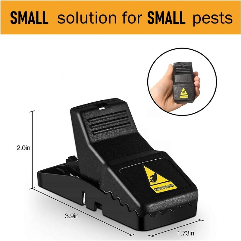 6 Pack Mouse Traps Rat Mice Killer Snap Trap Power Rodent Heavy Duty Pest Trap gallery