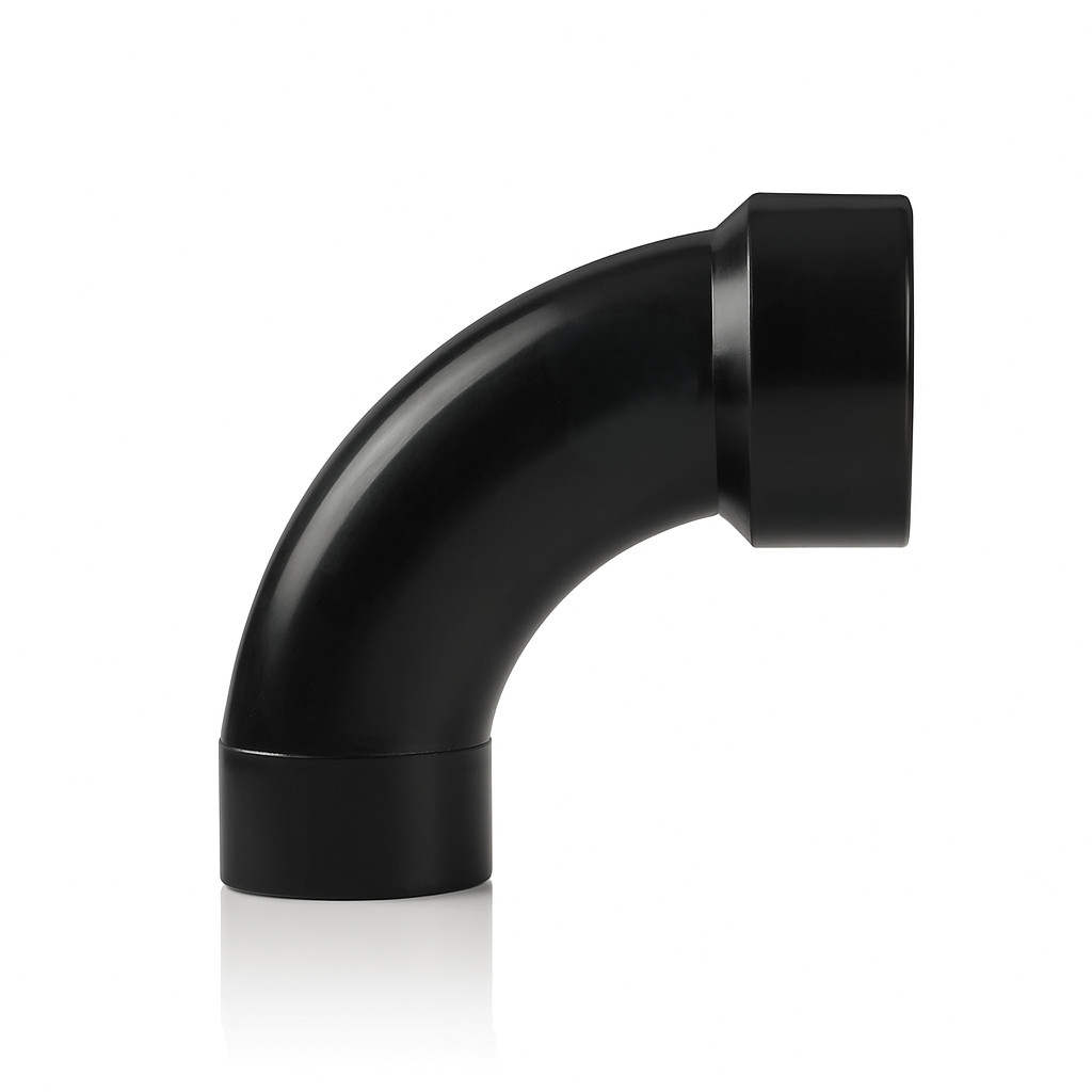 ABS DWV Long Sweep 90° Street Elbow – Spigot x Hub | Available in 2", 3", 4" gallery