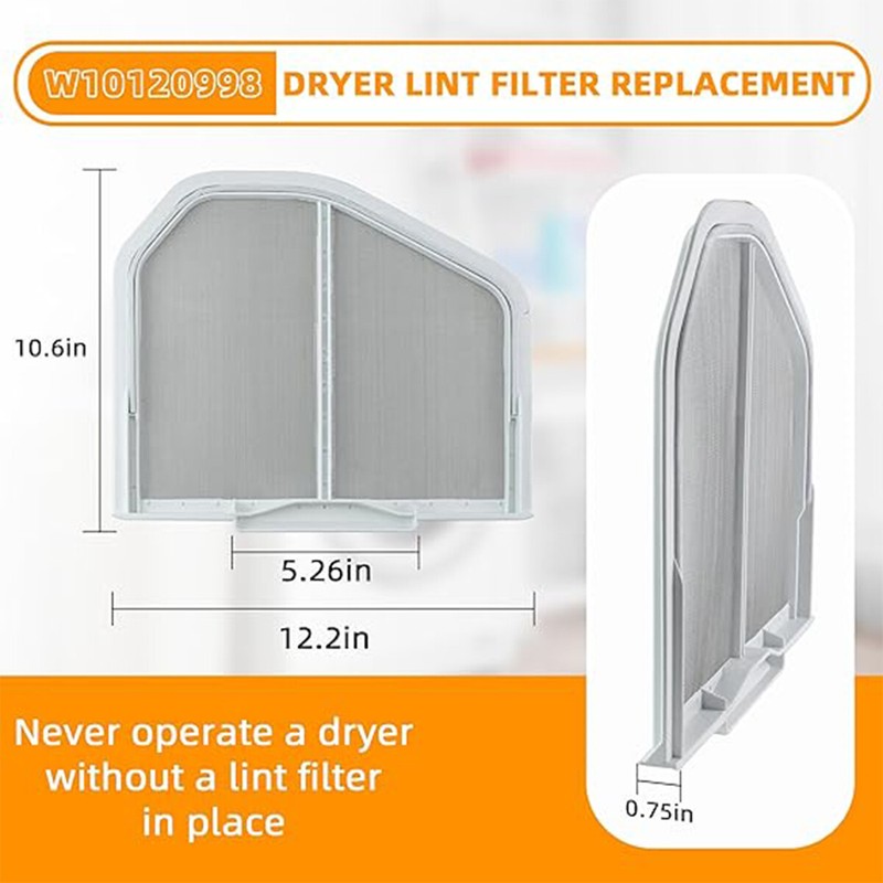 W10120998 Dryer Lint Screen Filter by Beaquicy Replacement for Whirlpool,Kenmore gallery