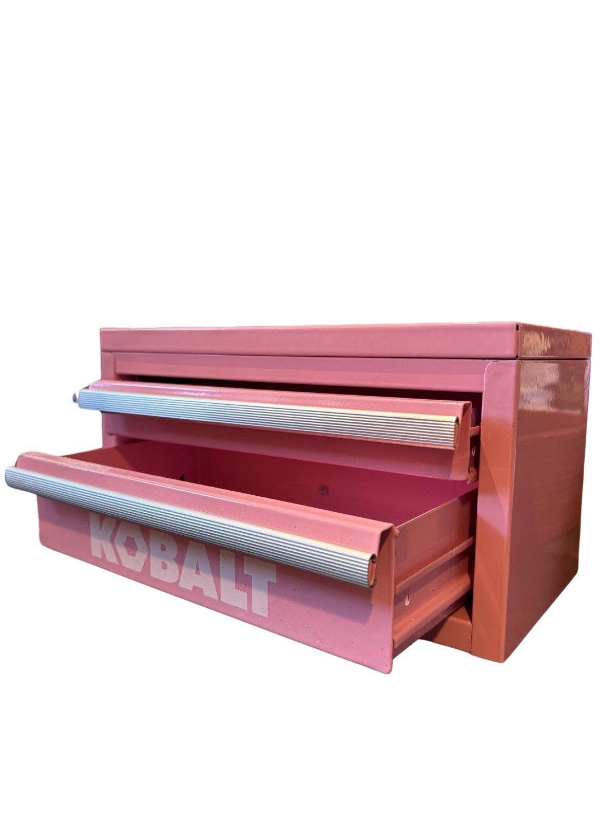 Kobalt Mini 2 Drawer Steel Tool Box Pink Blue White Green Black Red Gray New gallery