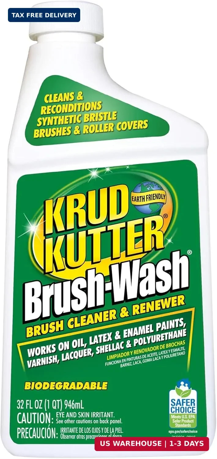 Krud Kutter Brush-Wash Cleaner and Renewer, 32 oz, Paint Brush Cleaner for Latex gallery