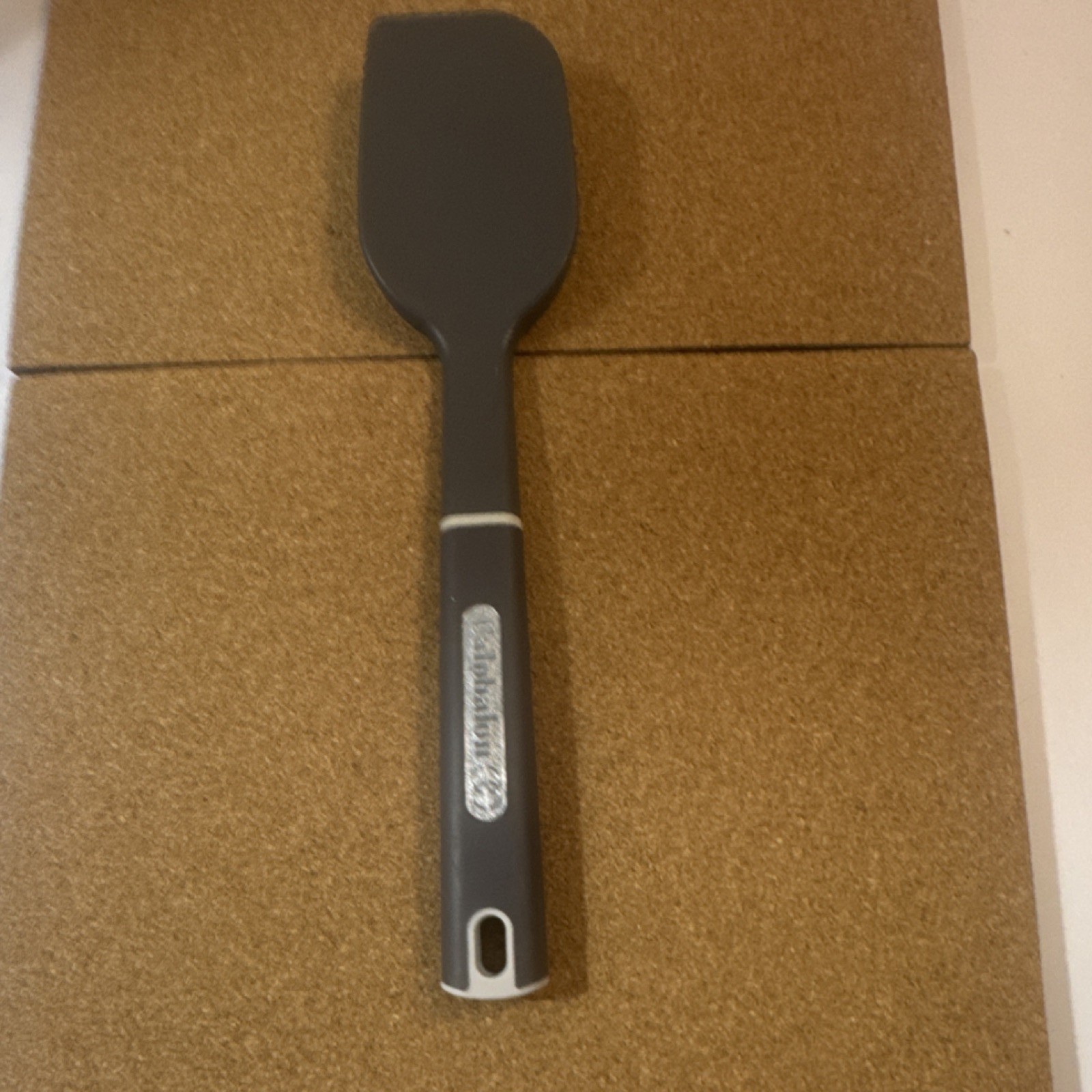 Calphalon Gray Plastic Spatula Cooking Utensil Solid Handle Single Item 0570417 gallery