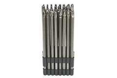 32 pc 6″ Long Security Bit Set Tamper Proof Torx Hex Tri-Wing Philips T25 S2