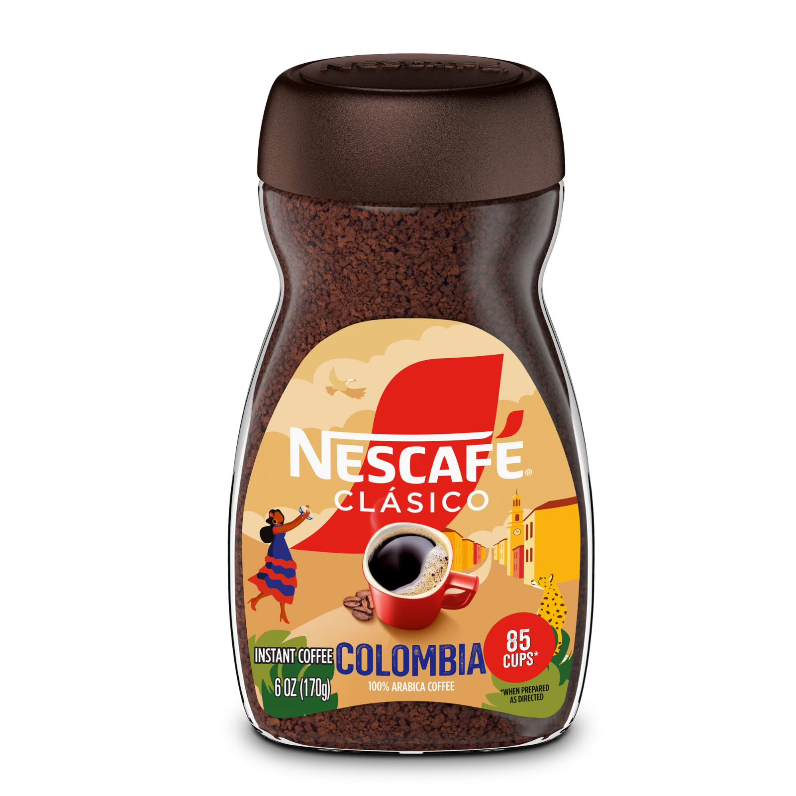 Nescafe Clasico Colombia Medium Roast Instant Coffee, 6 oz gallery