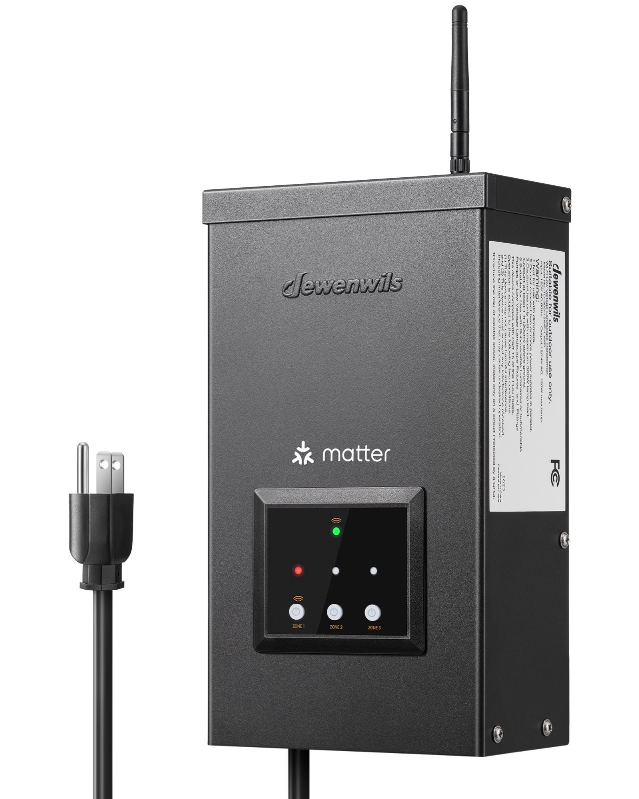 DEWENWILS Matter 300W Smart Landscape Lighting Transformer,120V AC to 12V/14V AC gallery