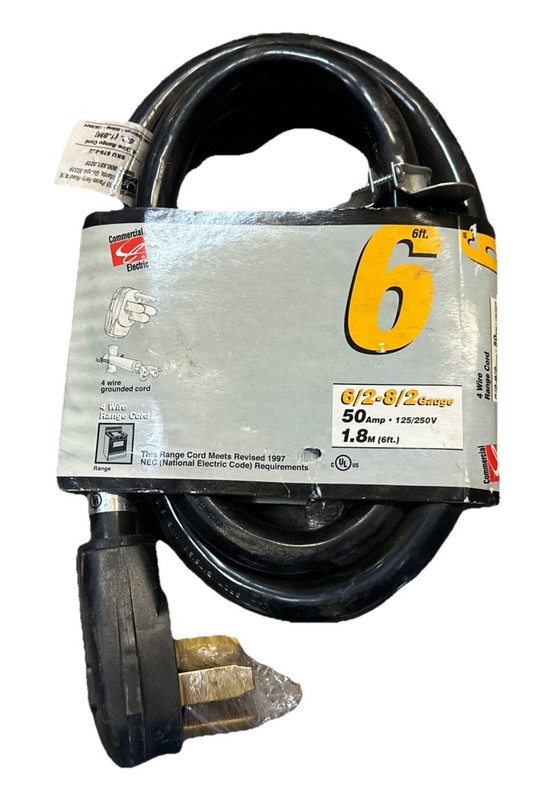 🔴HDX 4-Wire Dryer Replacement Cord 6/2-8/2 Gauge 50 Amp 6Ft. 575-052‼️ gallery