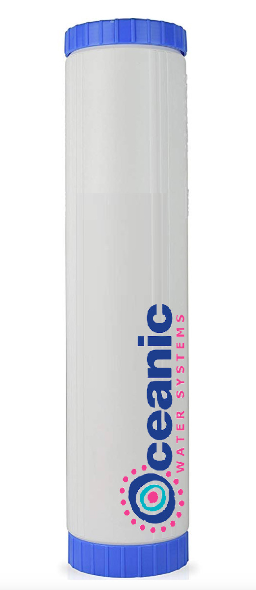 4.5"x20" Big Blue Well Water Filter: Catalytic GAC + KDF 85 Removes Iron, Sulfur gallery