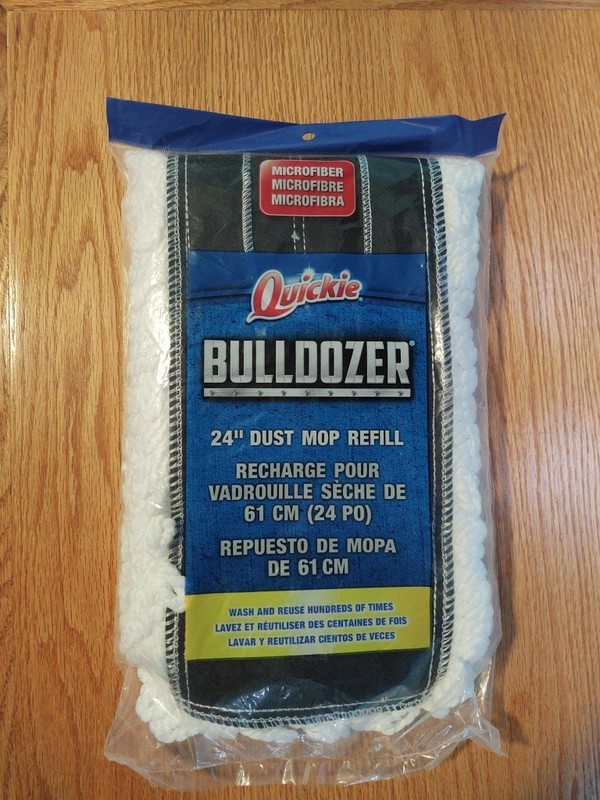 Quickie BULLDOZER Microfiber 24" Dust Mop Refill #0694M gallery