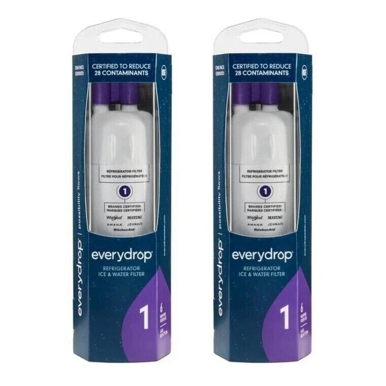 2-PACK ΕVΕRYDROP ΕDR1RXD1 Refrigerator Wate Filter 1 Replacement NEW US gallery