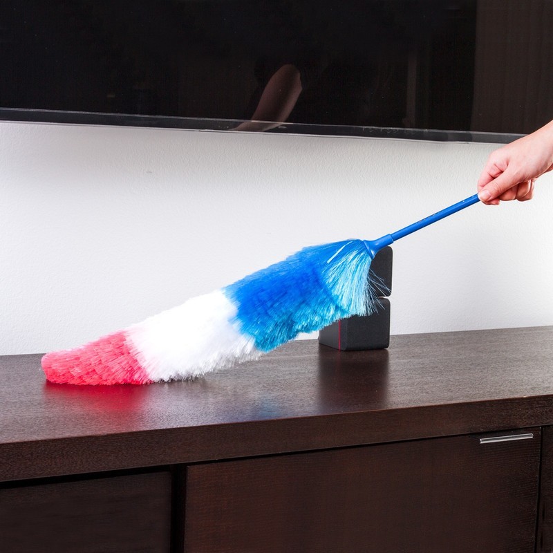 Kitchen + Home Large Static Duster - 27" Washable Synthetic Feather Duster gallery