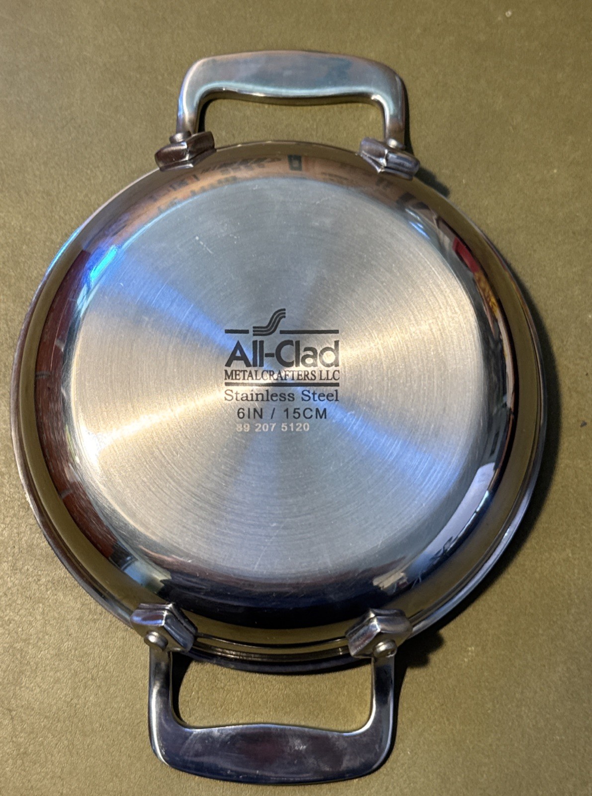 All-Clad Stainless 6” Mini Gratin Pan Tri-Ply Stainless Steel USA gallery