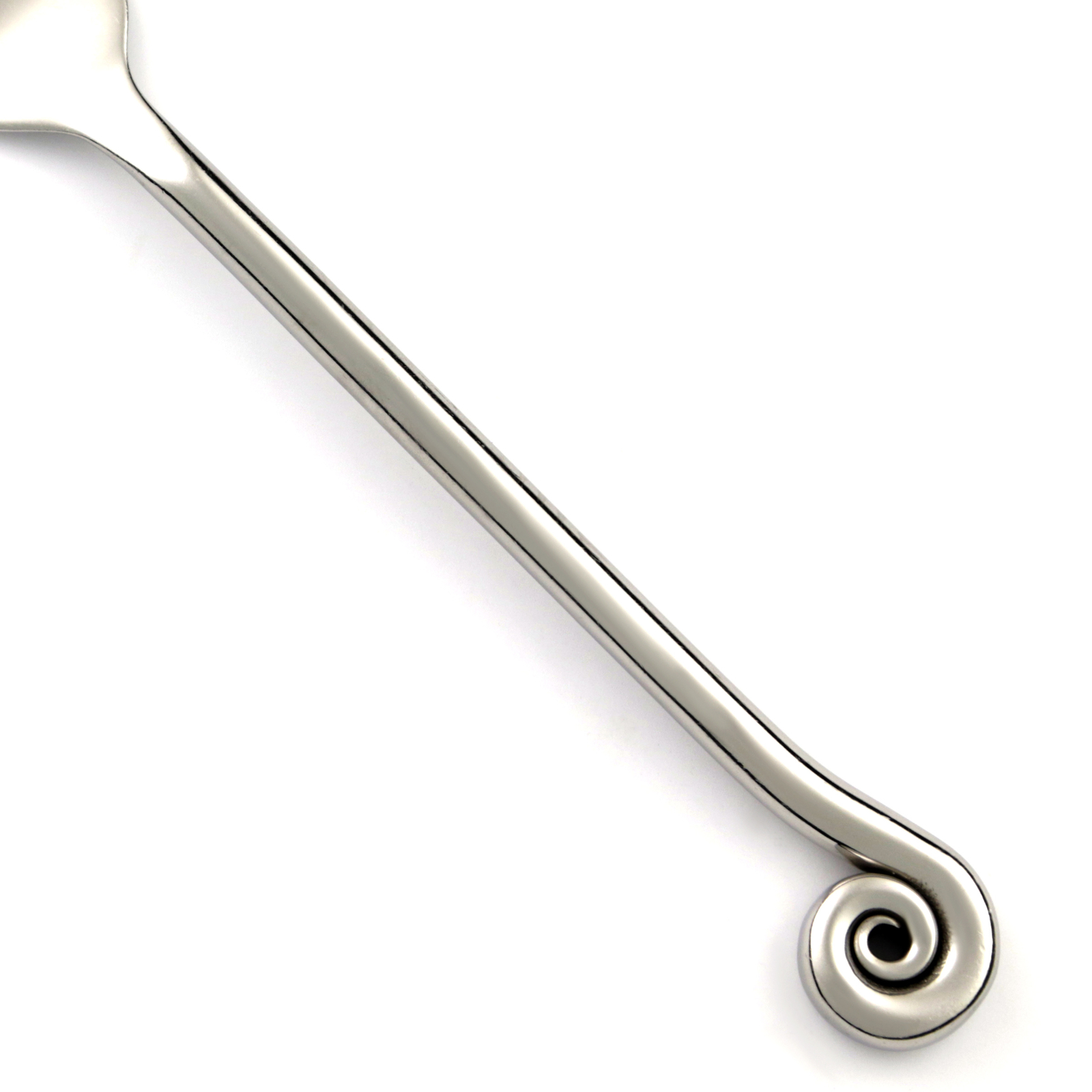 Pottery Barn PBN17 Stainless Coiled Fiddlehead GLOSSY Silverware CHOICE Flatware gallery