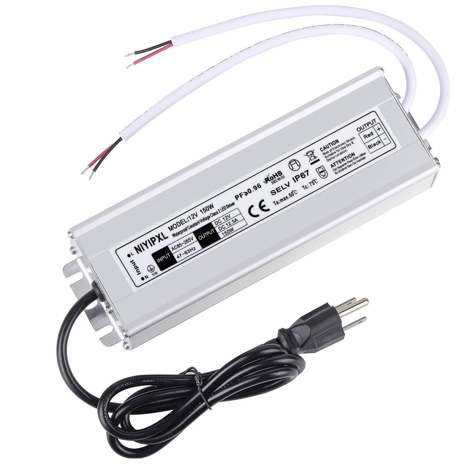 Led Driver 150 Watts Waterproof Ip67 Power Supply Transformer Adapter 85v265v Ac gallery