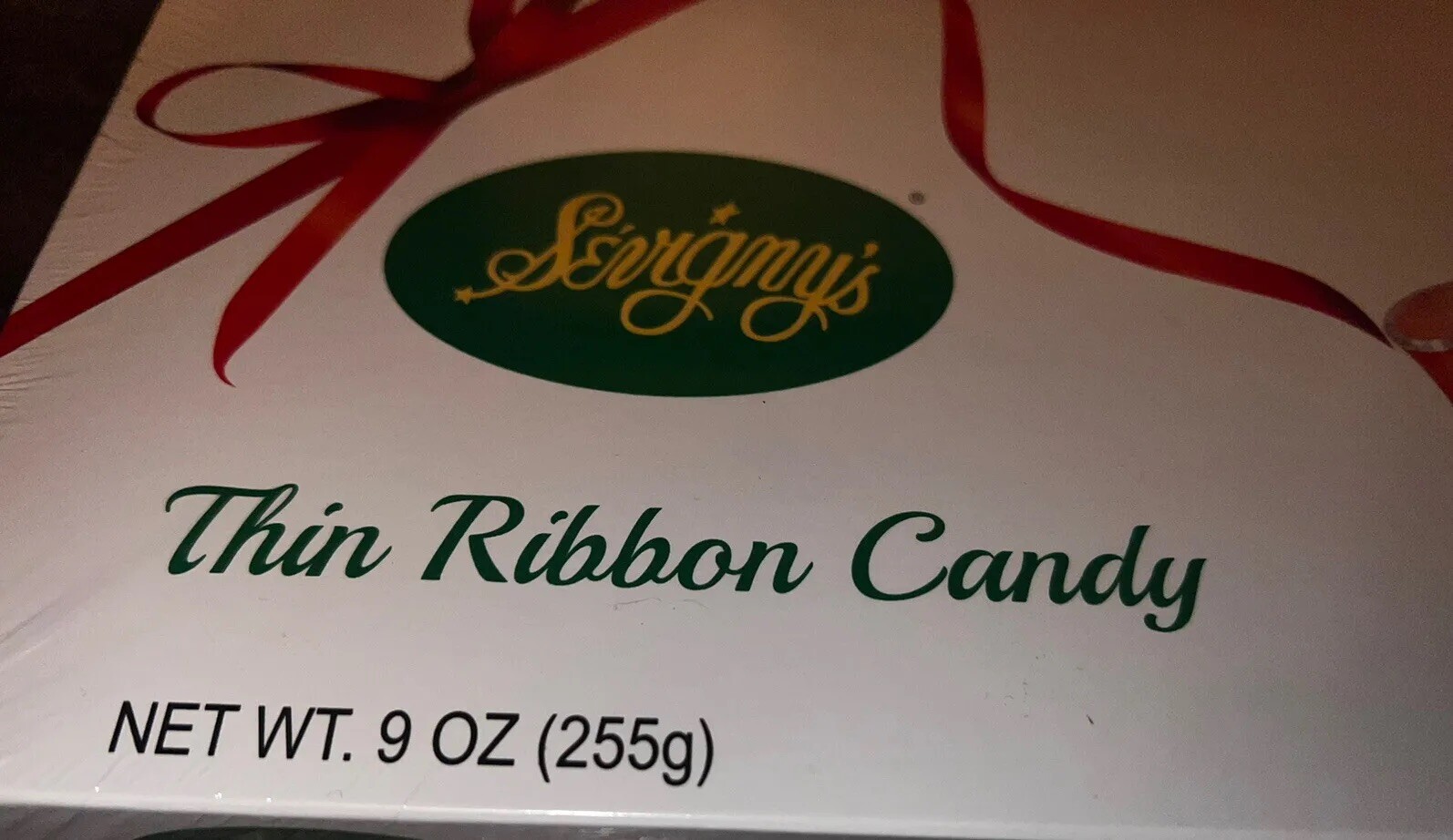 Sevigny's ~ Thin Ribbon Hard Candy Christmas 2-Boxes 9 oz. Each, Expires 06/2027 gallery