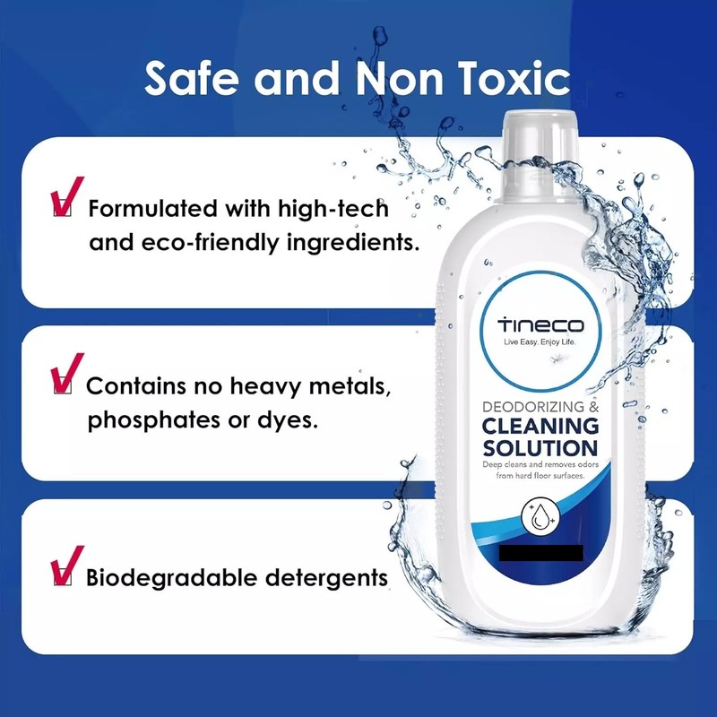 TINECO DEODORIZING & CLEANING SOLUTION, 16.9Fl Oz X 2 And Get One Free 9.5Fl Oz gallery