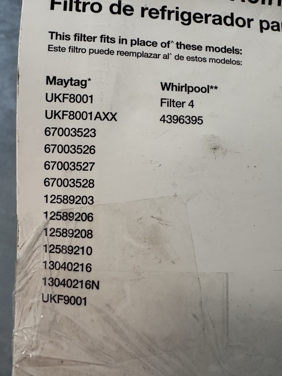 HDX Refrigerator Water Filter FMM-2 for Whirlpool/Maytag UKF8001 300 Gal. 2pack gallery