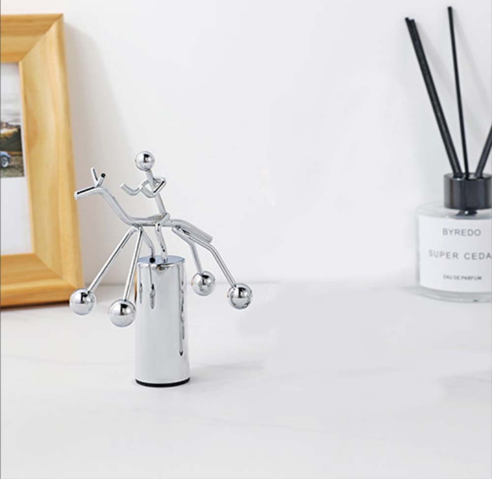 Whimsical Compact Unique Static Simple Creative Home Ornament, Swinging Horseman gallery