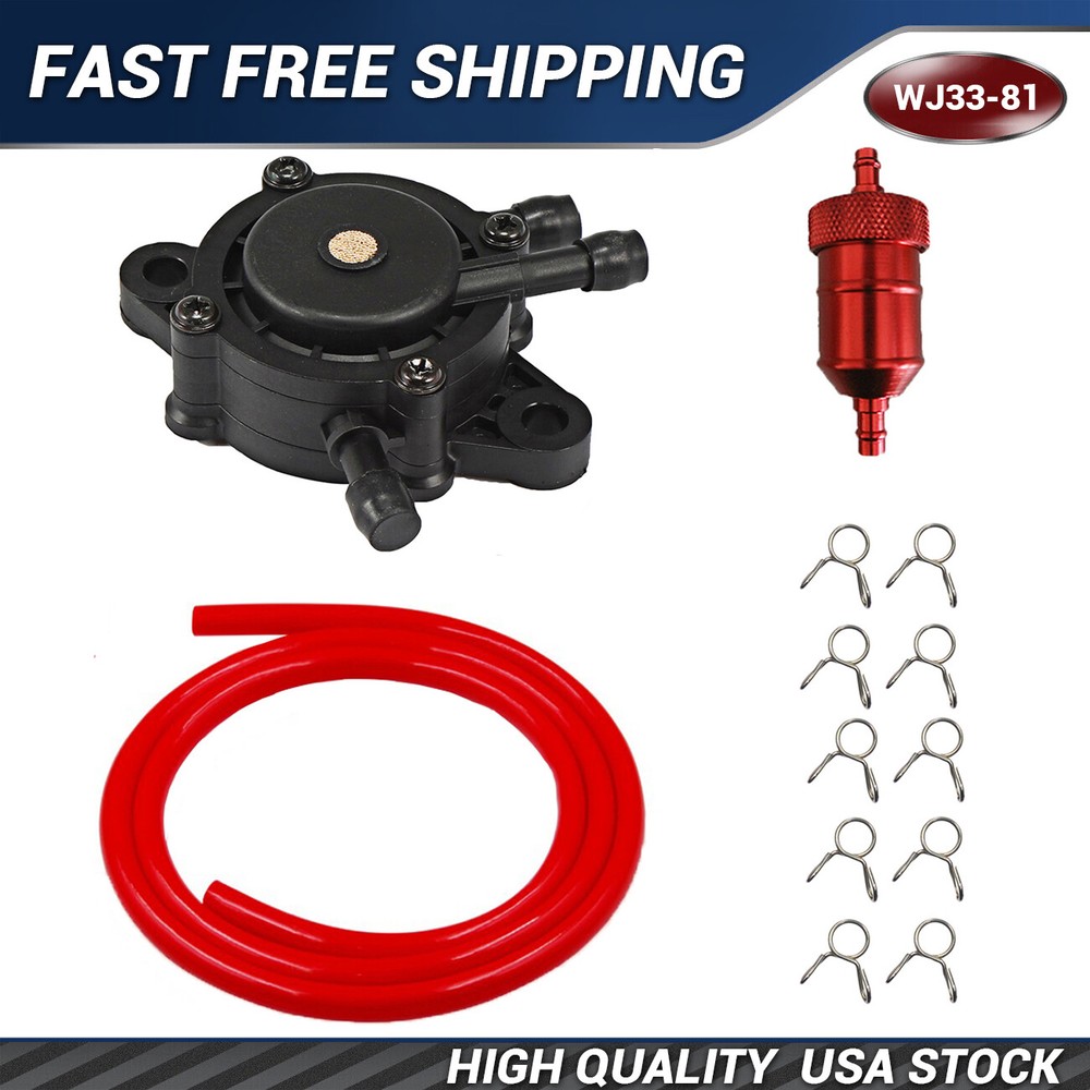 Fuel Pump Fuel Filter Kit Fit Predator 212cc 196cc GX160 GX200 Go Kart Mini Bike
