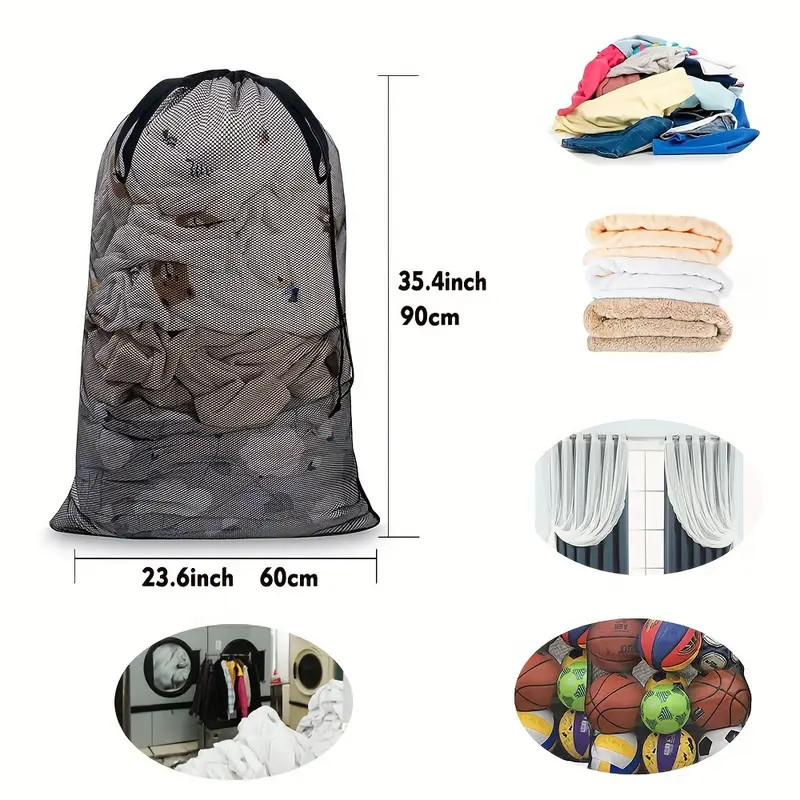 Mesh Laundry Bag with Drawstring Closure for Blouses, Socks, Stockings&Underwear gallery