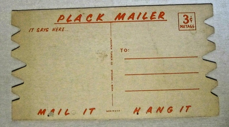 1930s Sign Postcard Mailer 5" x 9" - This is a Non Profit Organization.... gallery