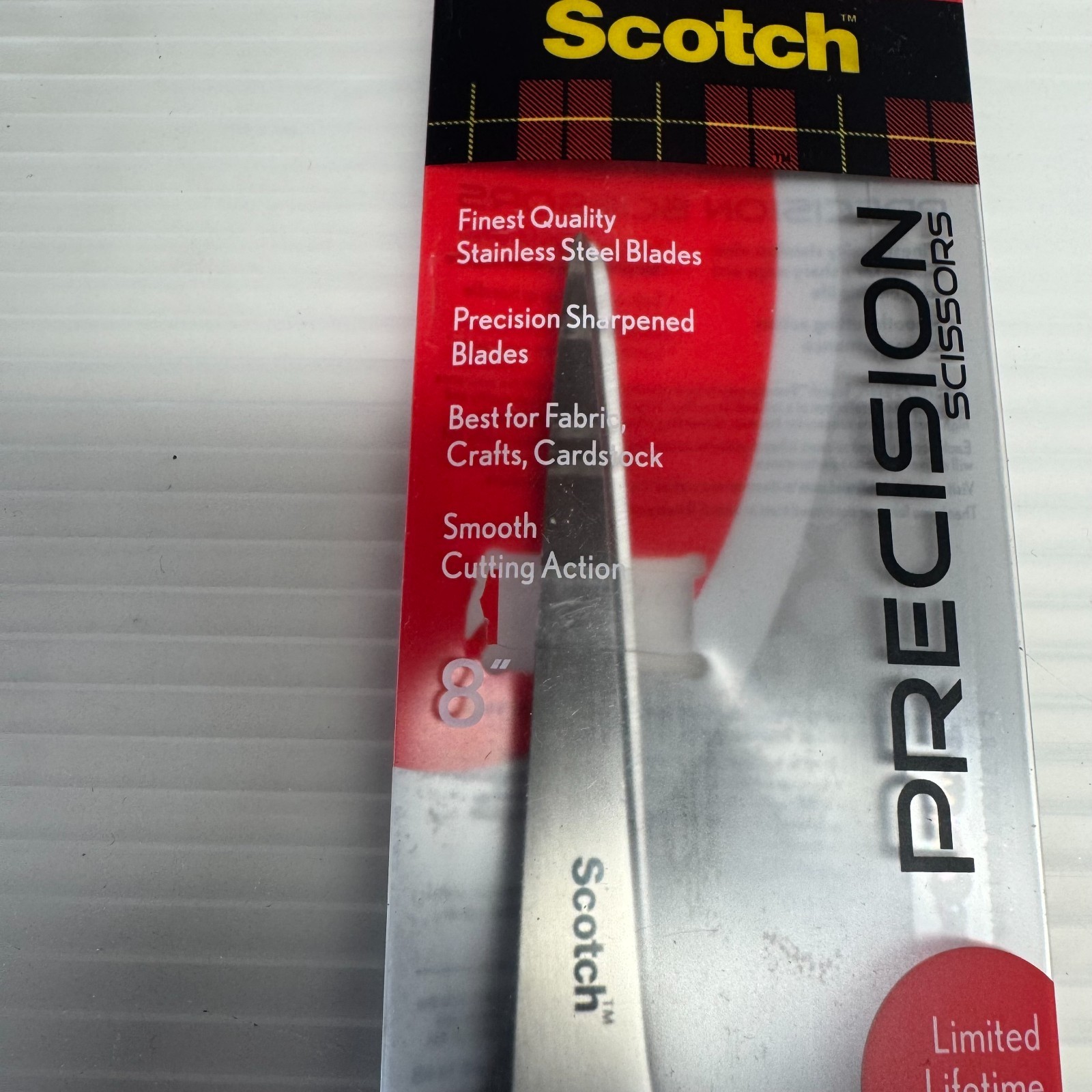 3M Scotch 8" Precision Scissor Great for Everyday Use 1 PACK!! gallery