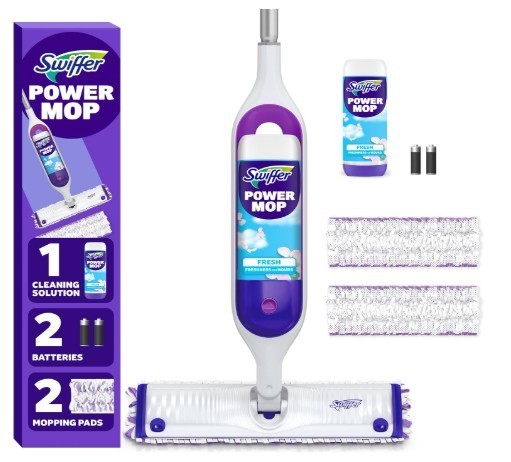 Swiffer Complete Kit Power Mop for Floor Cleaning Fresh Scent gallery