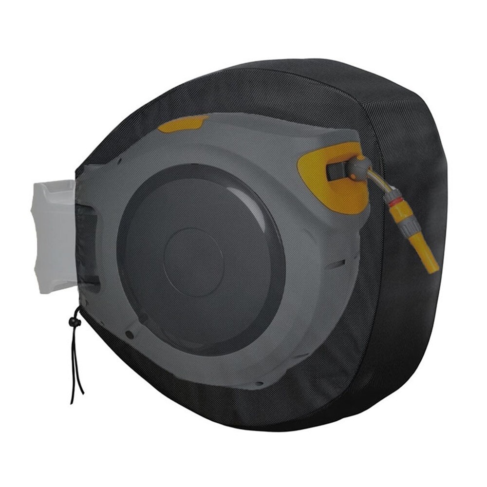 Garden Wall Mounted Retractable Hose Reel Cover, For-Giraffe Tools And More