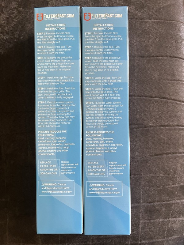 (2) Filter Fast PH21250 Water Filter Kenmore 46-9083, 46-9030 NEW! gallery