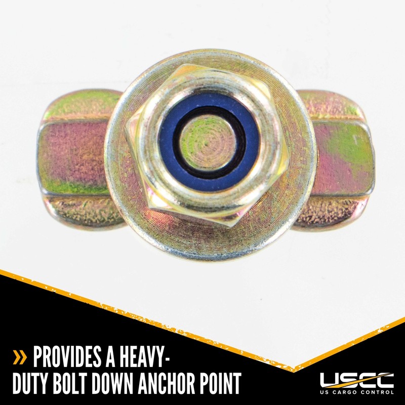 US Cargo Control L Track Double Lug Threaded Stud Fitting 2 PK - WLL 1,833 Lbs. gallery