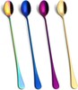 Stainless Steel Ice Cream Spoon Long 9.5in Coffee Tea Honey Spoon *(77 gallery