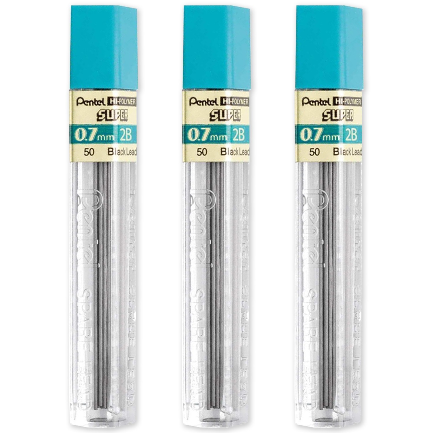 Pentel Super Mechanical Pencil Refill Leads 0.7mm 3 Tubes By Grade 36 Leads gallery