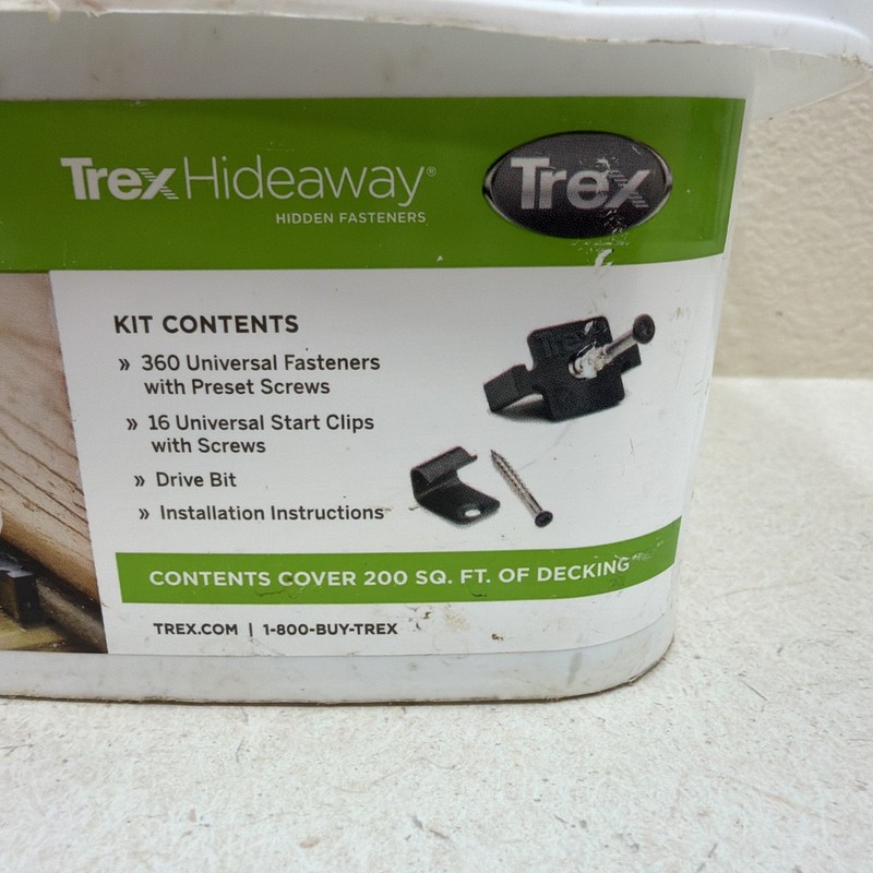 TREX HIDEAWAY UNIVERSAL FASTENER COMBINATION PACK 200 SQ. FT. gallery