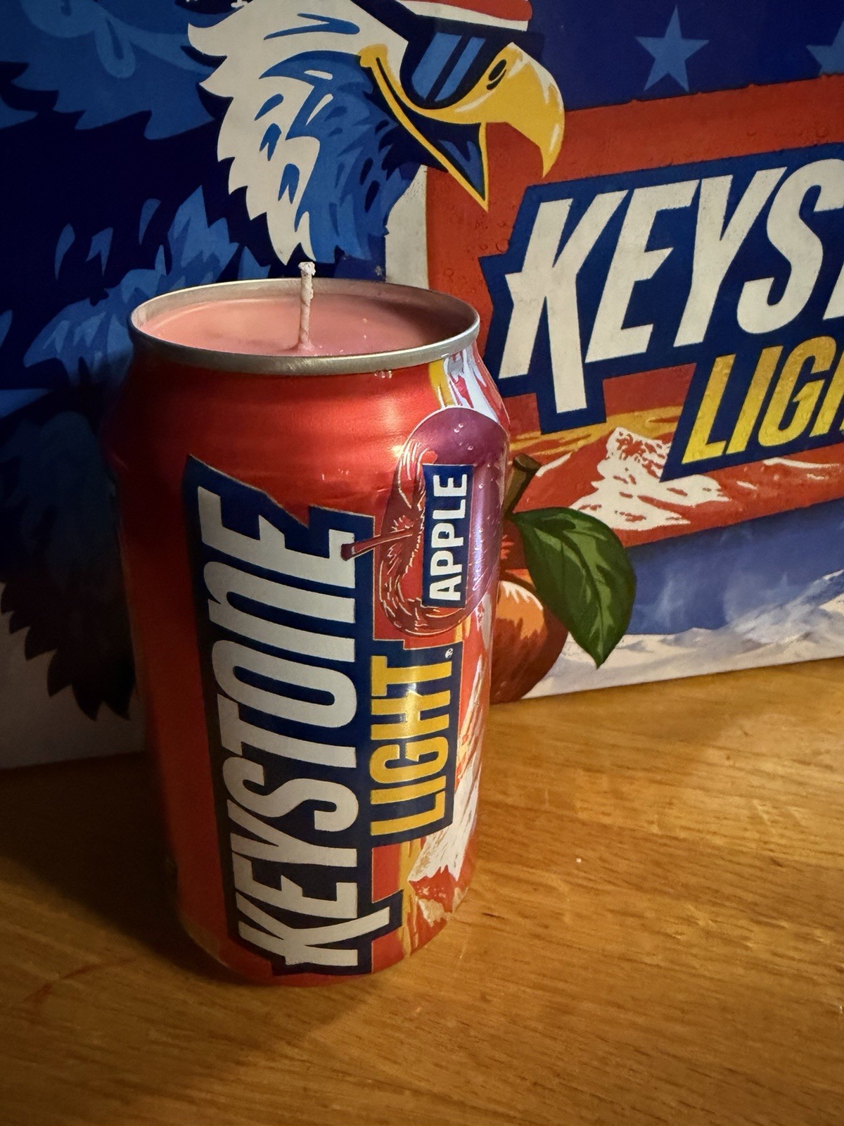 Keystone Light Apple Candle Limited Edition "Klapple" Beer Can, Soy Wax gallery