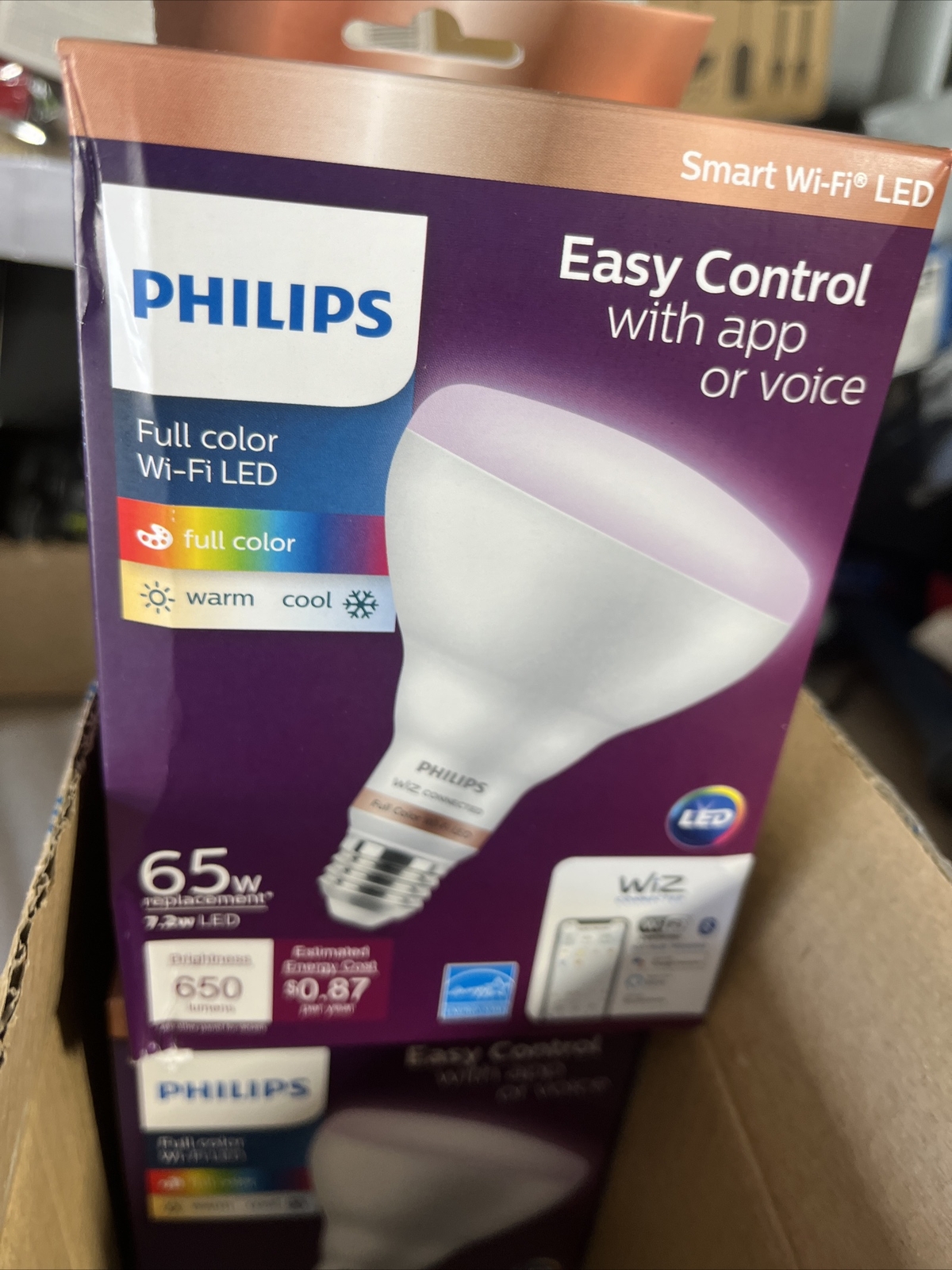 Philips Smart Wi-Fi LED 7.2-Watt Energy Saving Plug-In Color Changing Light gallery