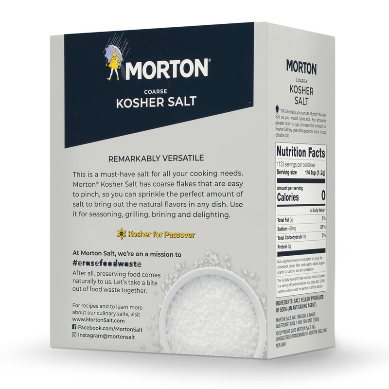 Morton, Salt Kosher, 48 Ounce gallery
